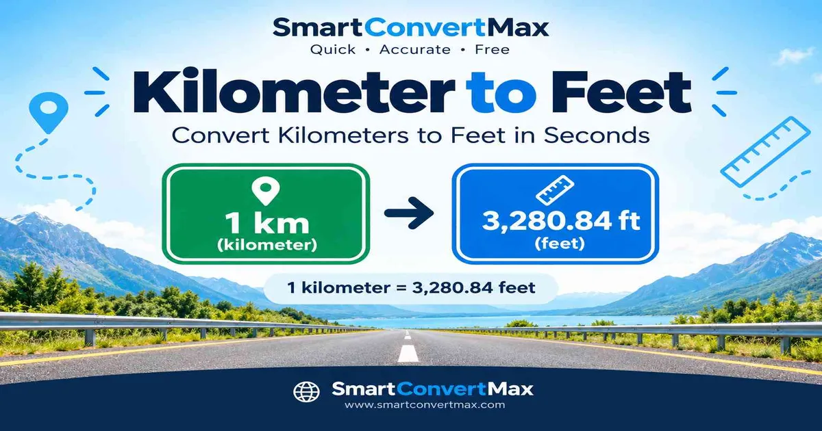 Kilometer to Feet: Exact Formula, Conversion Chart & Running